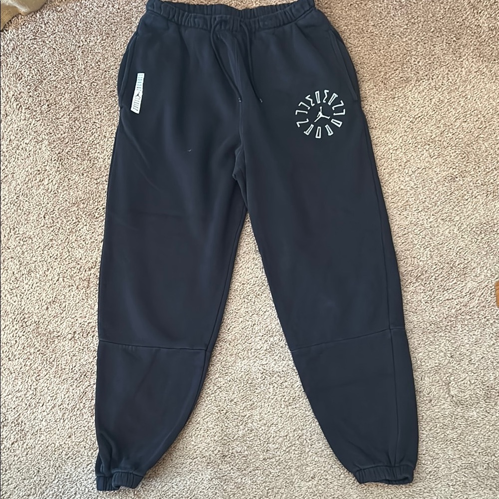 Mens Jordan Black Jogger Pants
